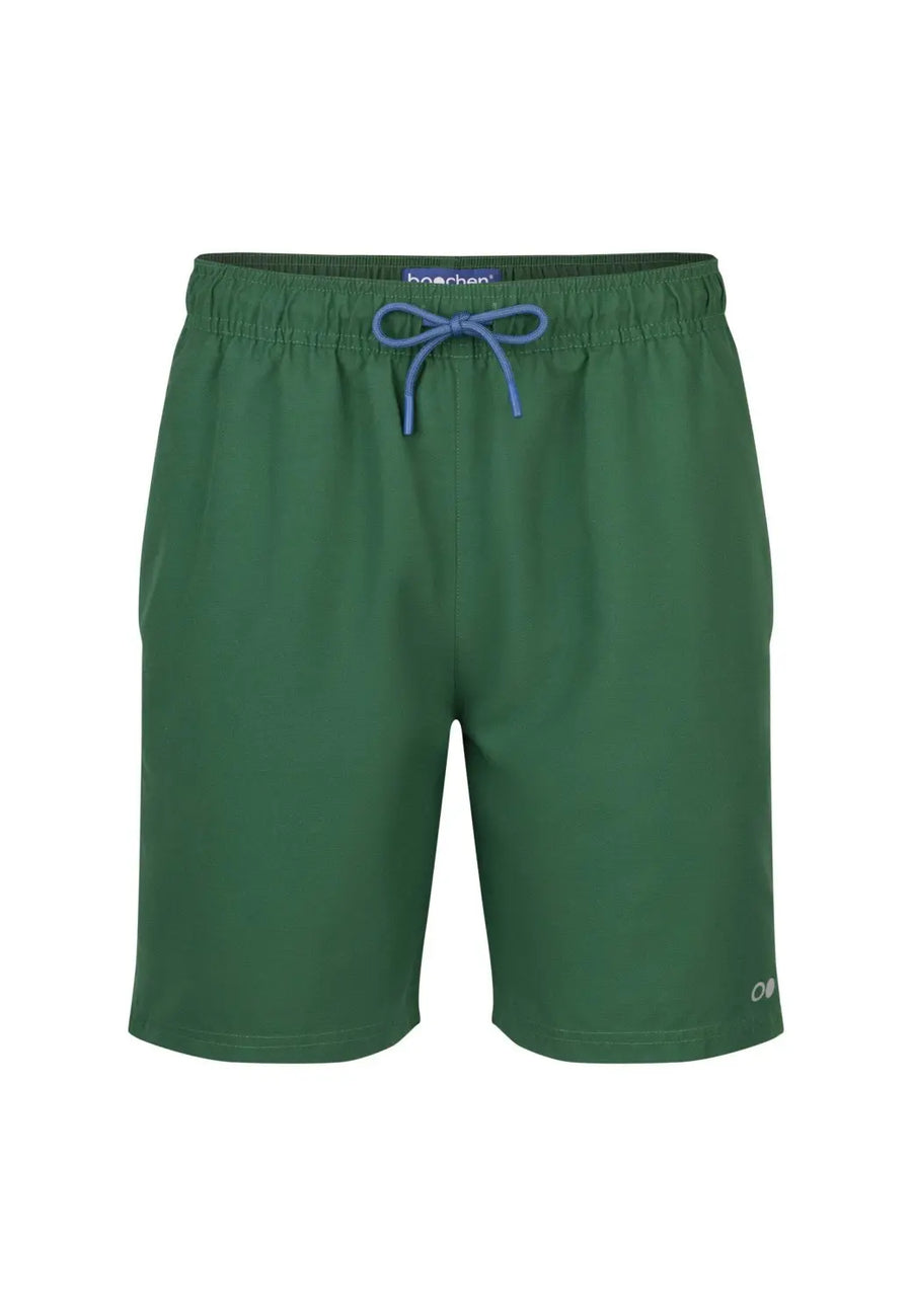 boochen eco man's boardshorts, sustainable boardshorts, beachshorts, nachhaltige badehose green moss