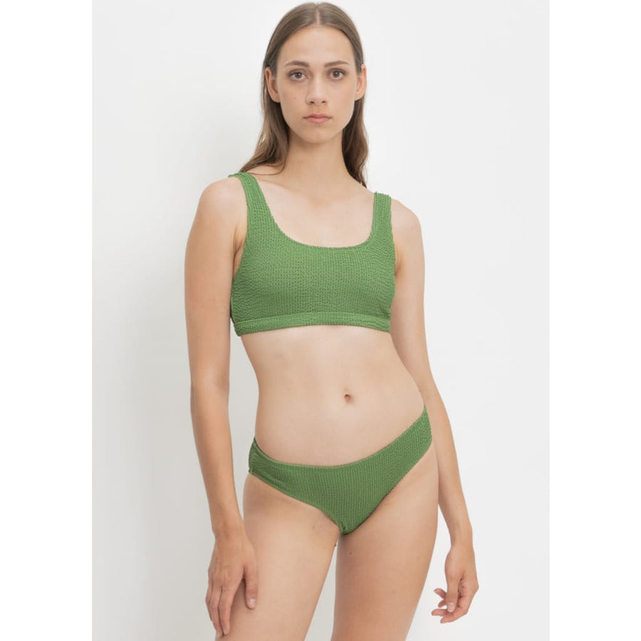 Maui Top in Jade - bikini top